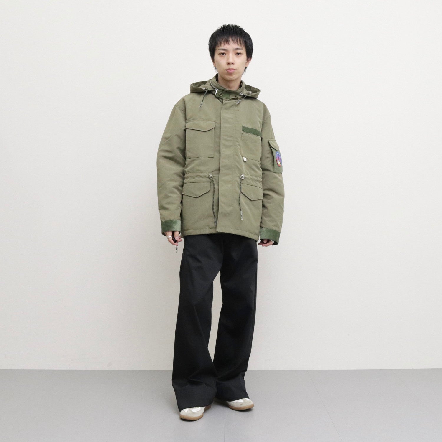 NEWCOMMUNE Souvenir military Jacket #KHAKI [13422003]