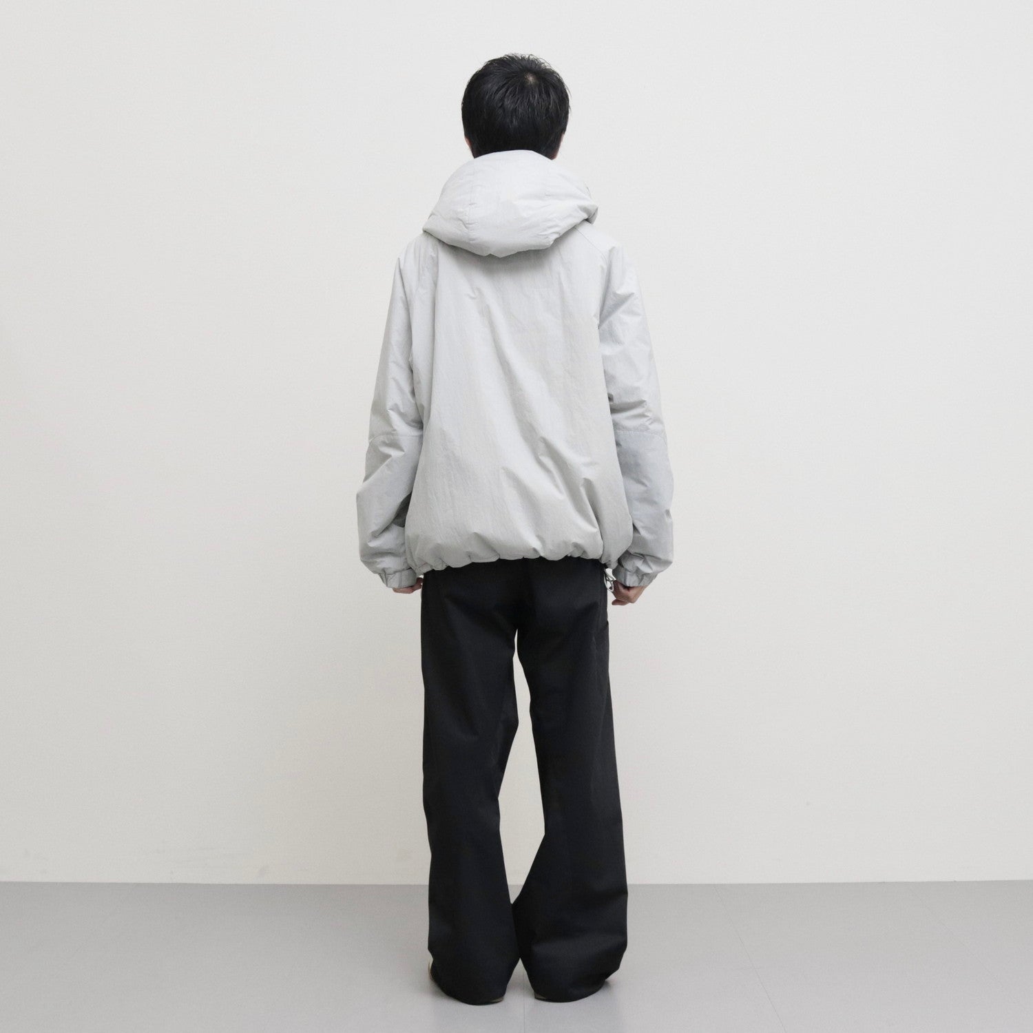 WIDE NECK SHELL JACKET #LIGHT GREY [S23AW11BL]