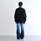 Mohair Cardigan #BLACK [AL23W-KN01]