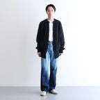 Mohair Cardigan #BLACK [AL23W-KN01]