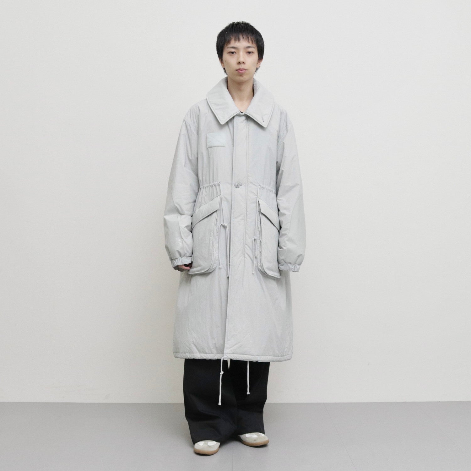 UGLY COLLAR SHELL COAT #LIGHT GREY [S23AW27CT-N]