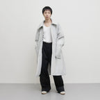 UGLY COLLAR SHELL COAT #LIGHT GREY [S23AW27CT-N]