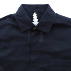 THE KIMONO BREASTED SHIRT #black [S24SS02SH-C]