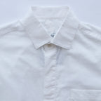 THE KIMONO BREASTED SHIRT #white [S24SS02SH-C]