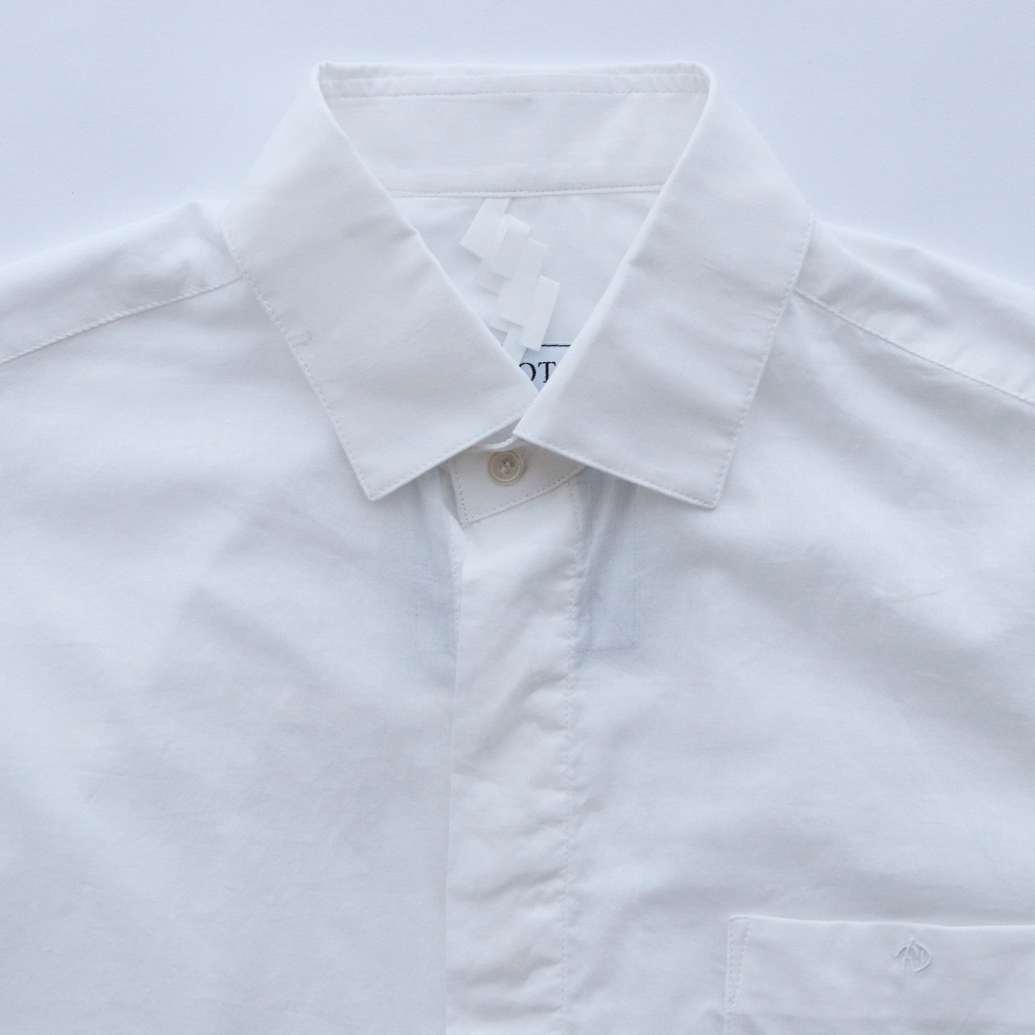 THE KIMONO BREASTED SHIRT #white [S24SS02SH-C]