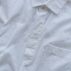 THE KIMONO BREASTED SHIRT #white [S24SS02SH-C]