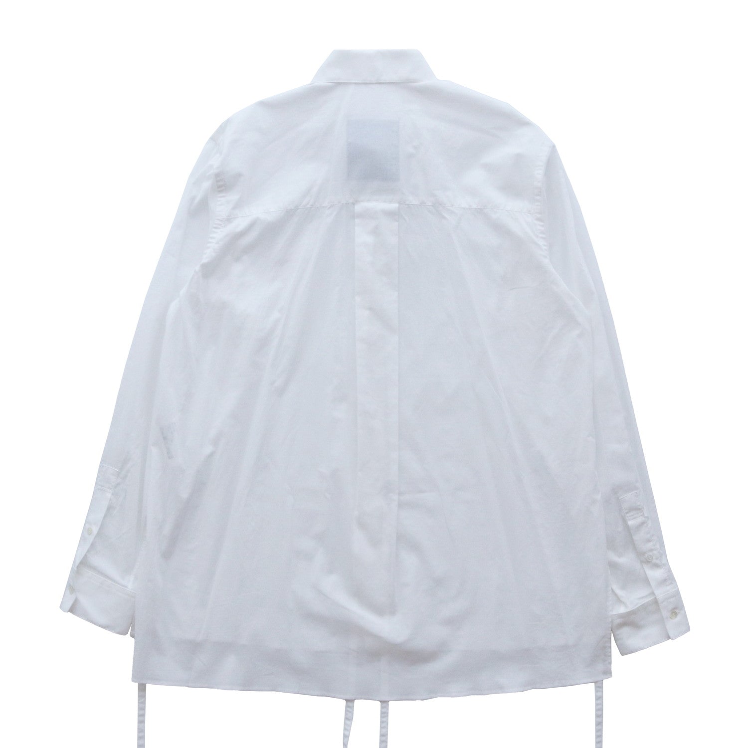 THE KIMONO BREASTED SHIRT #white [S24SS02SH-C]