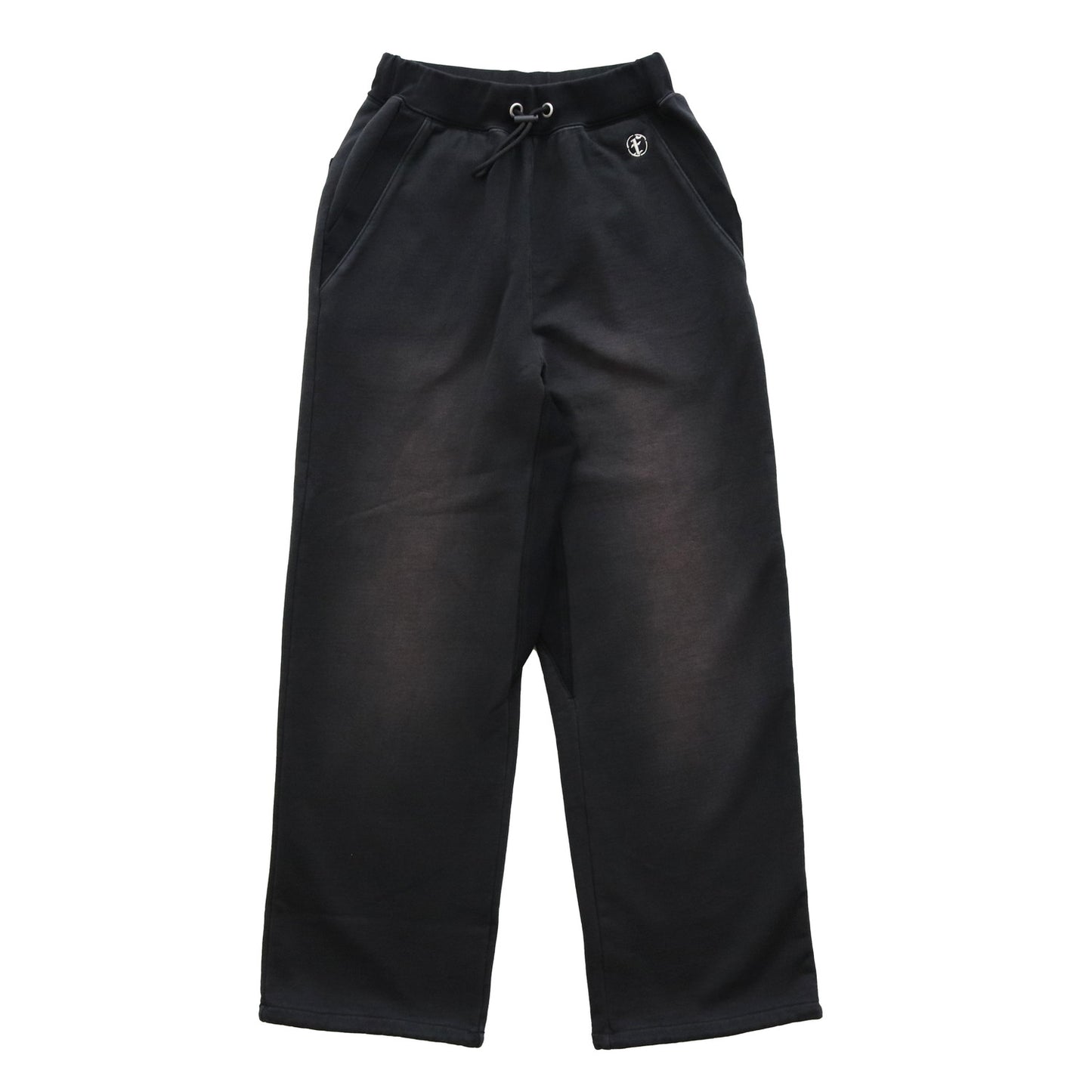 Aged Baggy Sweat Pants #Black [2121401]