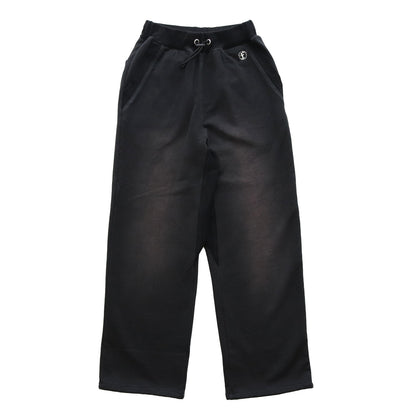 Aged Baggy Sweat Pants #Black [2121401]
