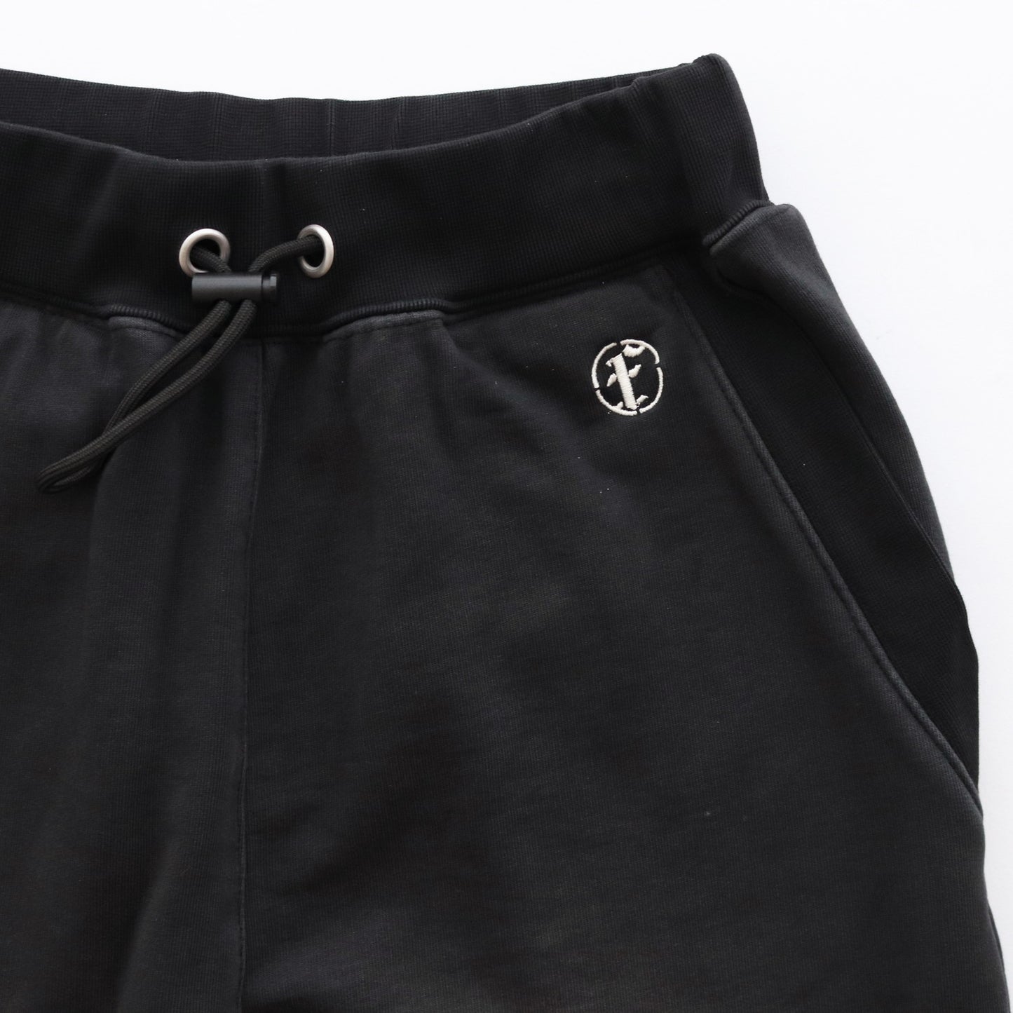 Aged Baggy Sweat Pants #Black [2121401]