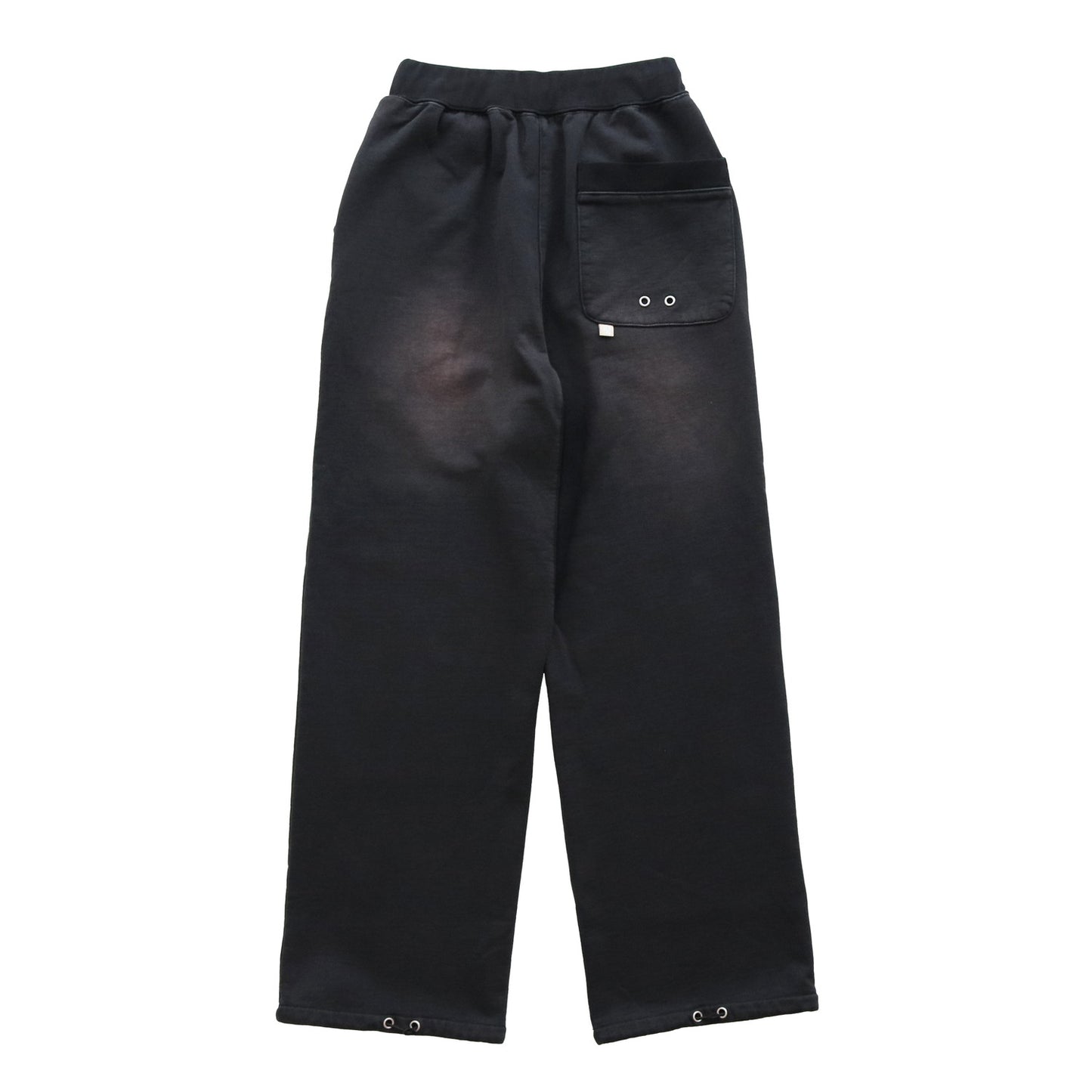 Aged Baggy Sweat Pants #Black [2121401]