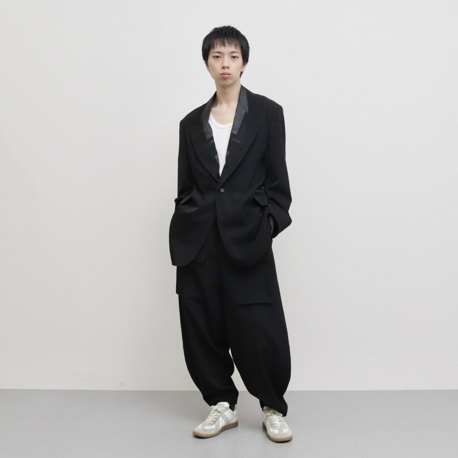 INSIDE LAPEL JACKET #BLACK [S23AW05JKT] - SOSHIOTSUKI（ソウシ