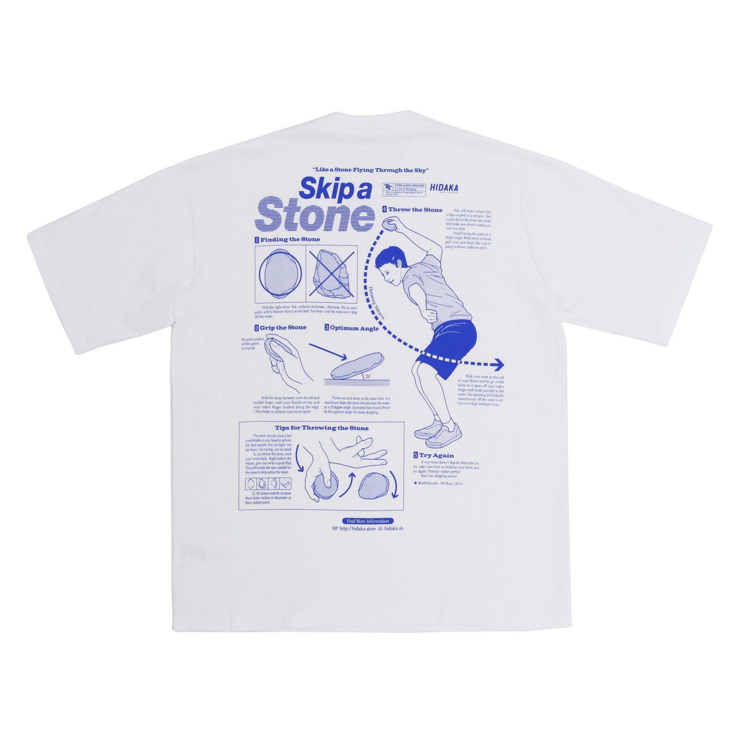 STEINER T-SHIRTS #WHITE [HDK24S-CS01] - HIDAKA（ヒダカ）24ss 通販