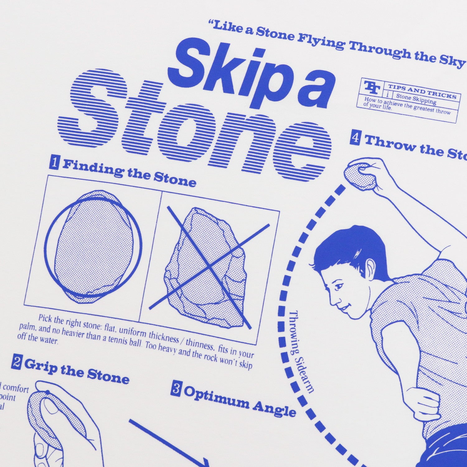 STEINER T-SHIRTS #WHITE [HDK24S-CS01]