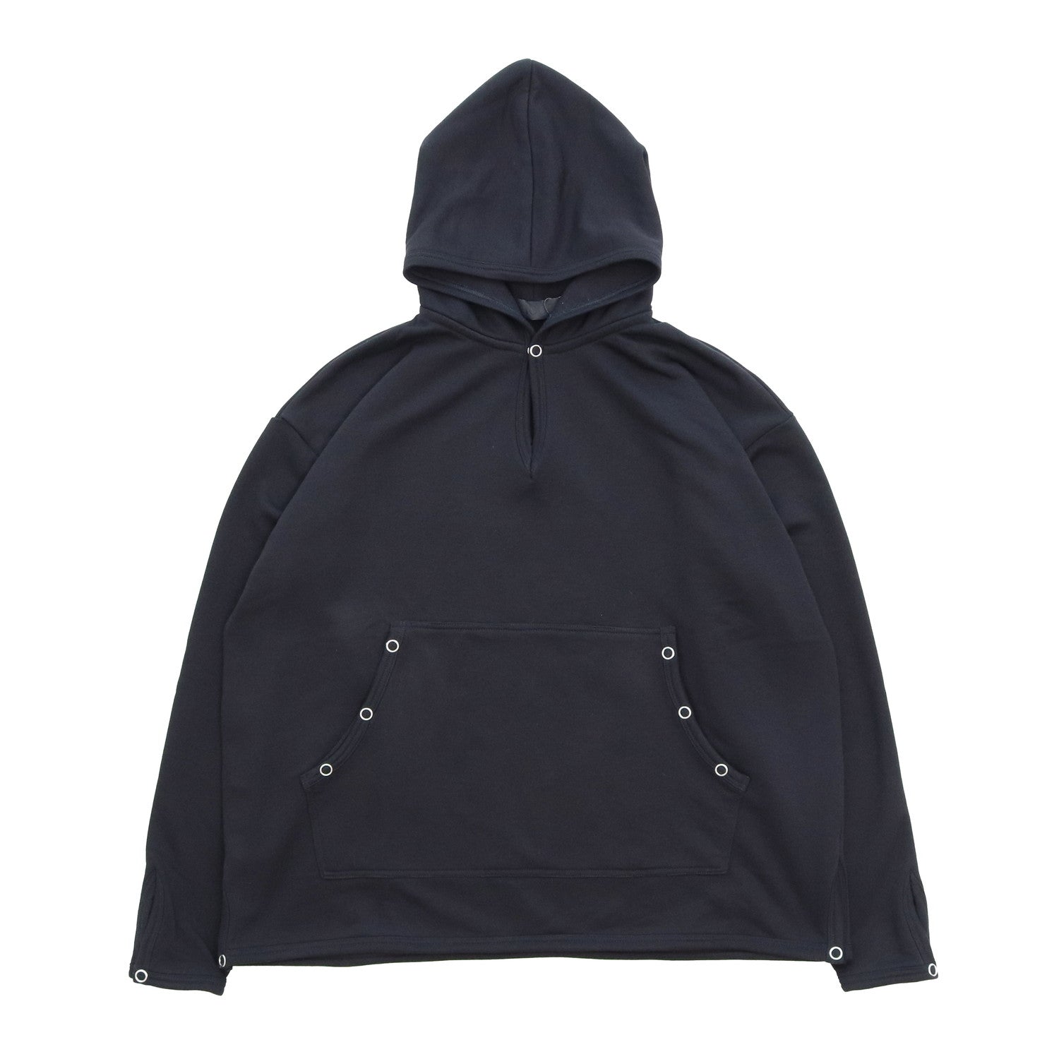 RING SNAP HOODIE #Black [SHSS24019]