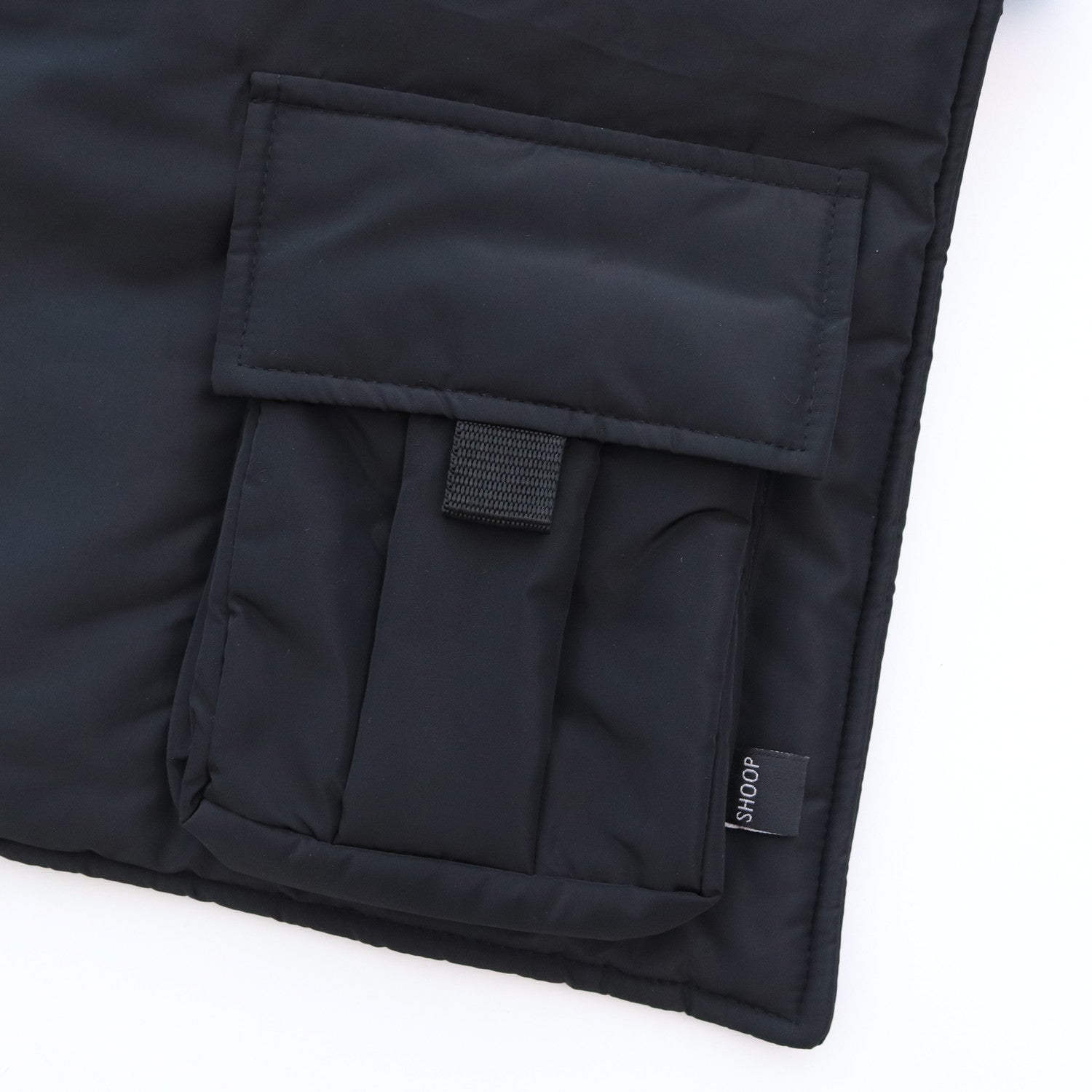 PRISCILLA NYLON WAIST BAG #Nylon Black [SHBSC008]