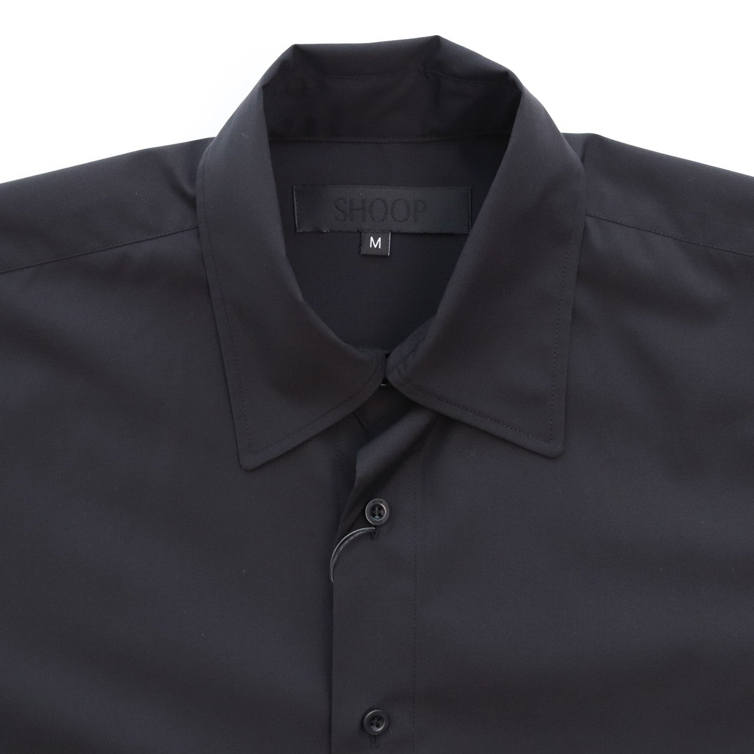 STRAPPED SHIRT #Black [SHSS24008] - SHOOP（シュープ）24ss
