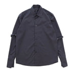 STRAPPED SHIRT #Black [SHSS24008]