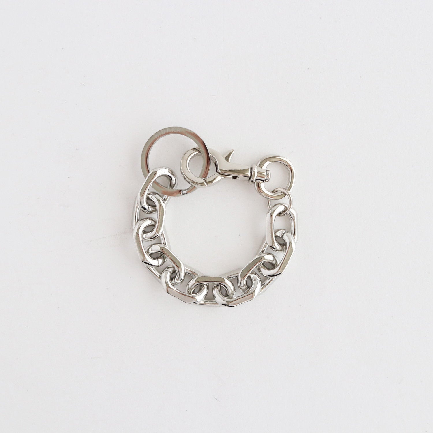 CUT OVAL BRACELET #SILVER [H01MAC26]