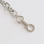 CUT OVAL BRACELET #SILVER [H01MAC26]