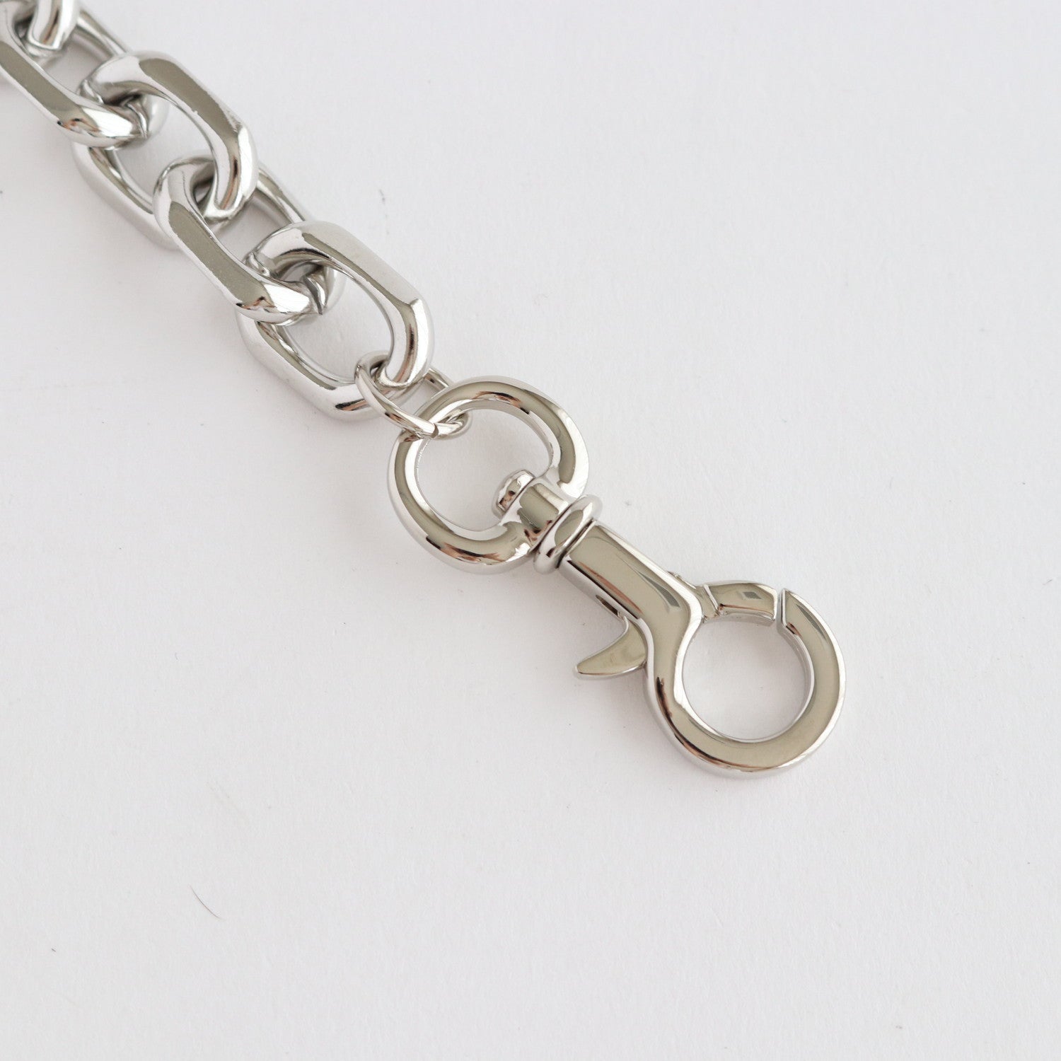 CUT OVAL BRACELET #SILVER [H01MAC26]