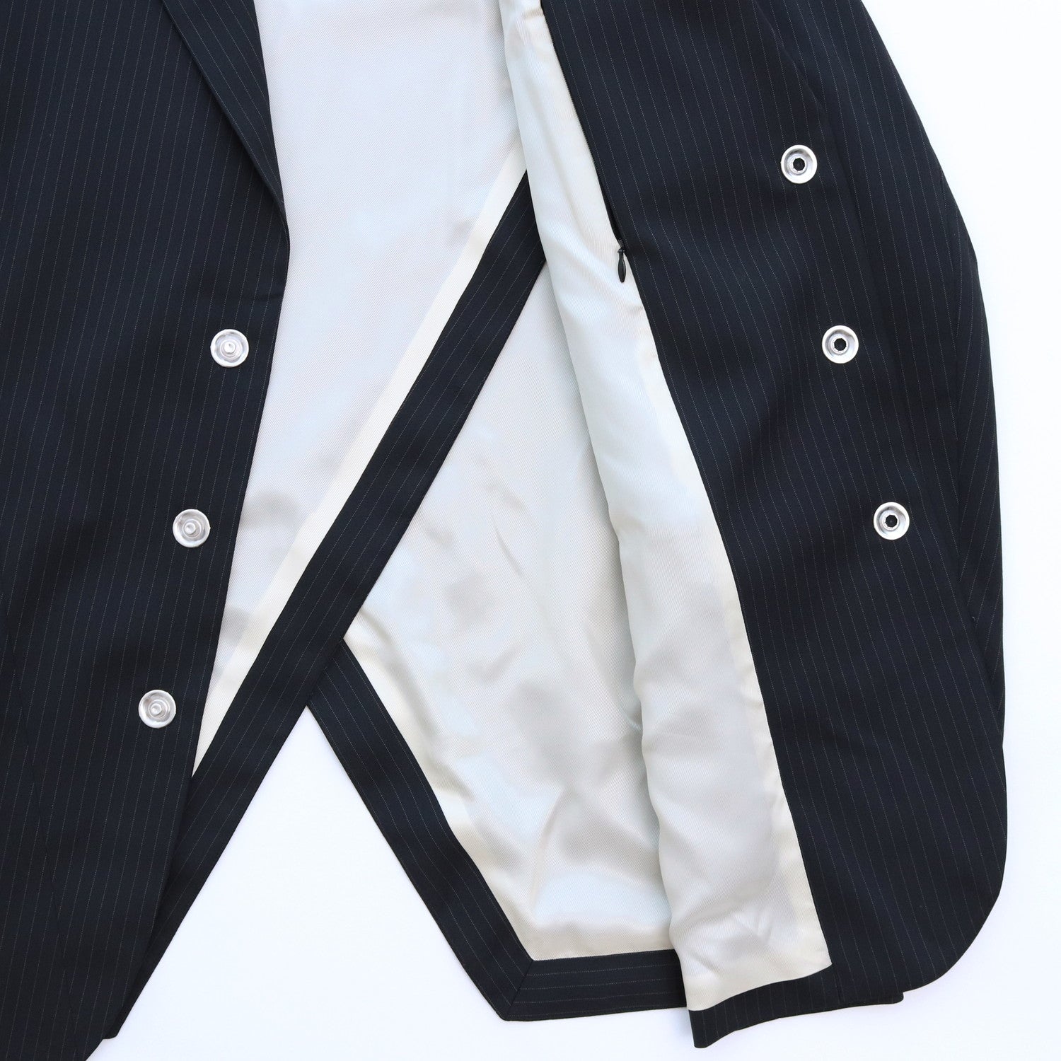 PETAL BLAZER #Stripes Black [SHSS24001]