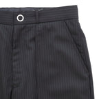 PETAL WIDE TROUSERS #Stripes Black [SHSS24002]