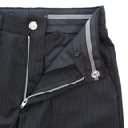 PETAL WIDE TROUSERS #Stripes Black [SHSS24002]