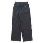 PETAL WIDE TROUSERS #Stripes Black [SHSS24002]