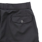 PETAL WIDE TROUSERS #Stripes Black [SHSS24002]