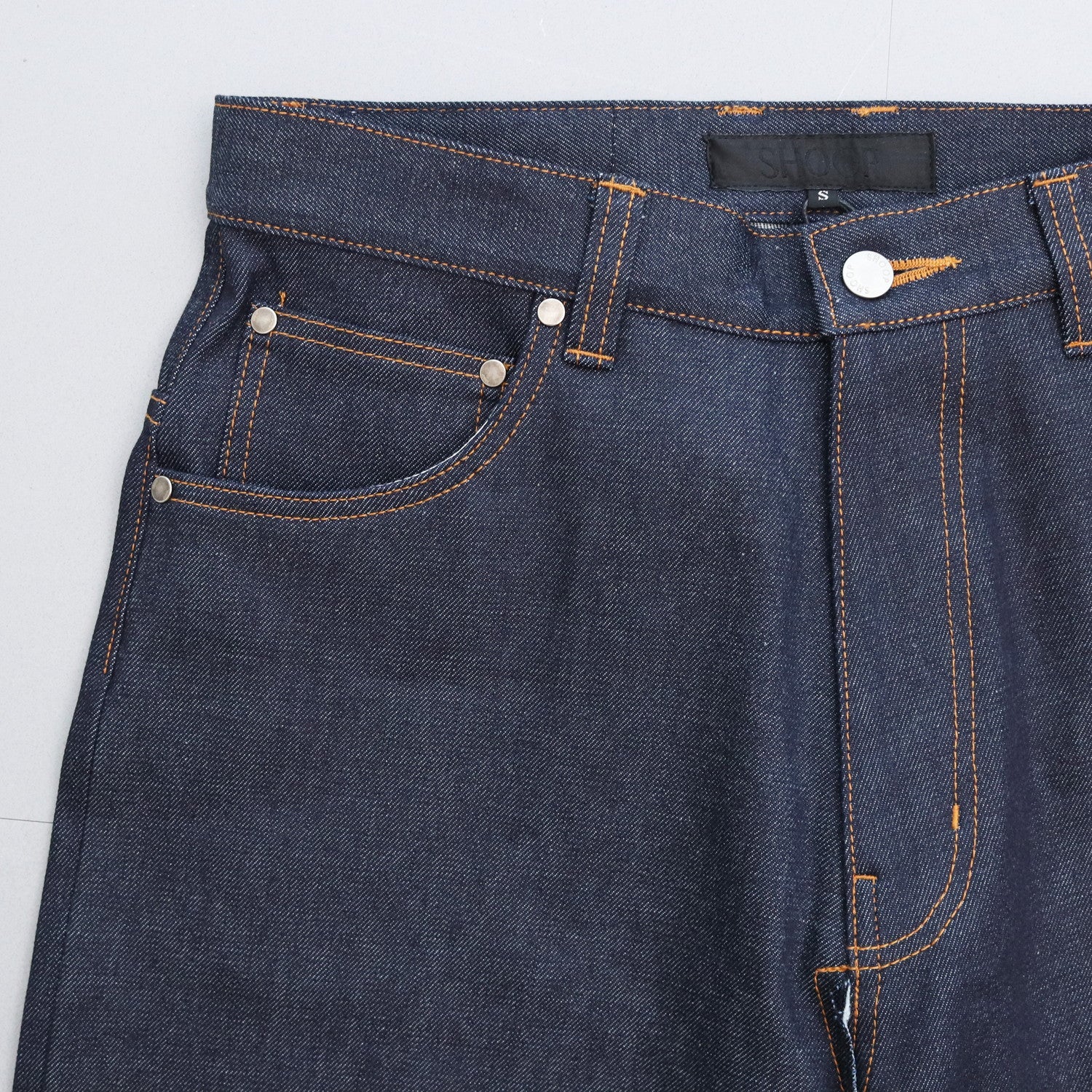 SKIRT WIDE DENIM PANTS #Indigo [SHSS24029]