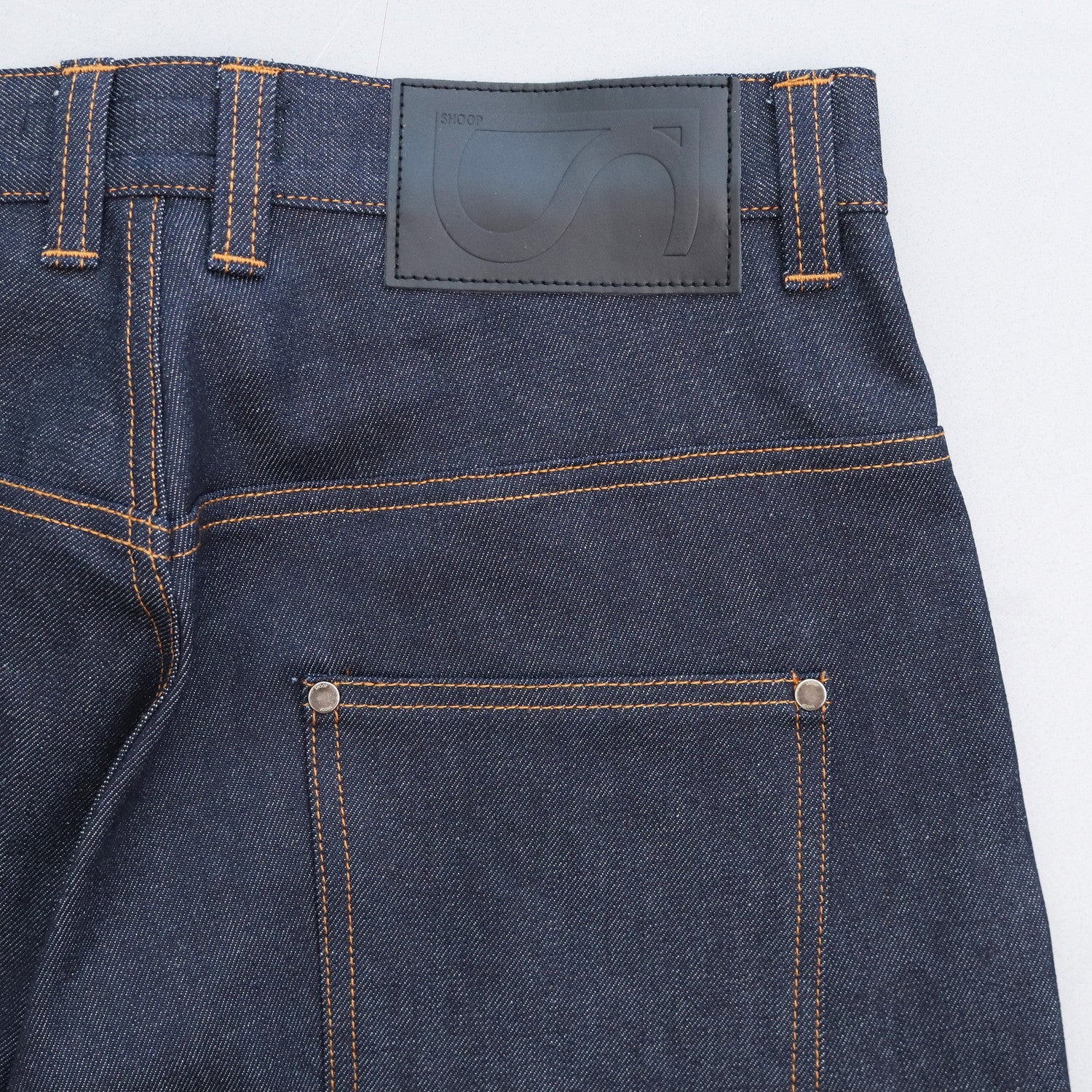 SKIRT WIDE DENIM PANTS #Indigo [SHSS24029]