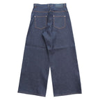SKIRT WIDE DENIM PANTS #Indigo [SHSS24029]