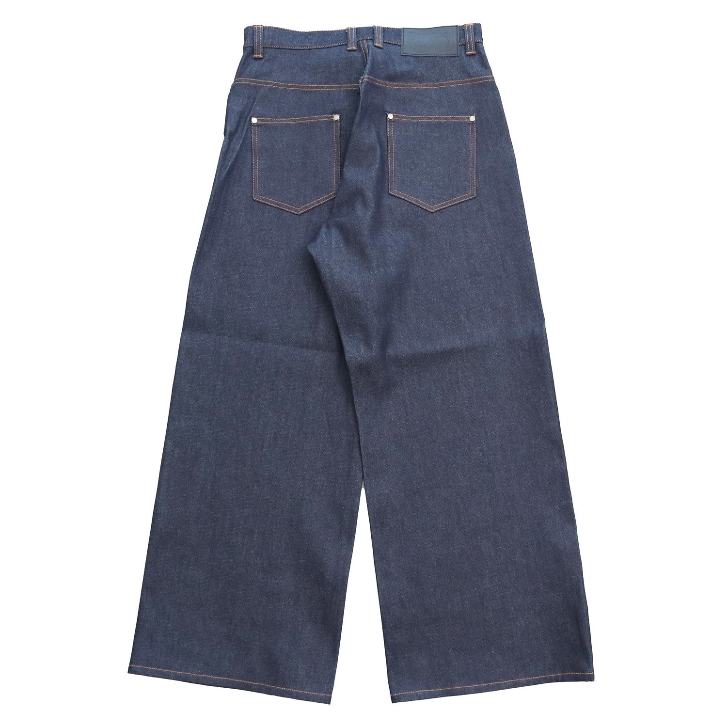 SKIRT WIDE DENIM PANTS #Indigo [SHSS24029]