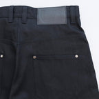 SKIRT WIDE DENIM PANTS #Black [SHSS24029]