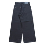 SKIRT WIDE DENIM PANTS #Black [SHSS24029]