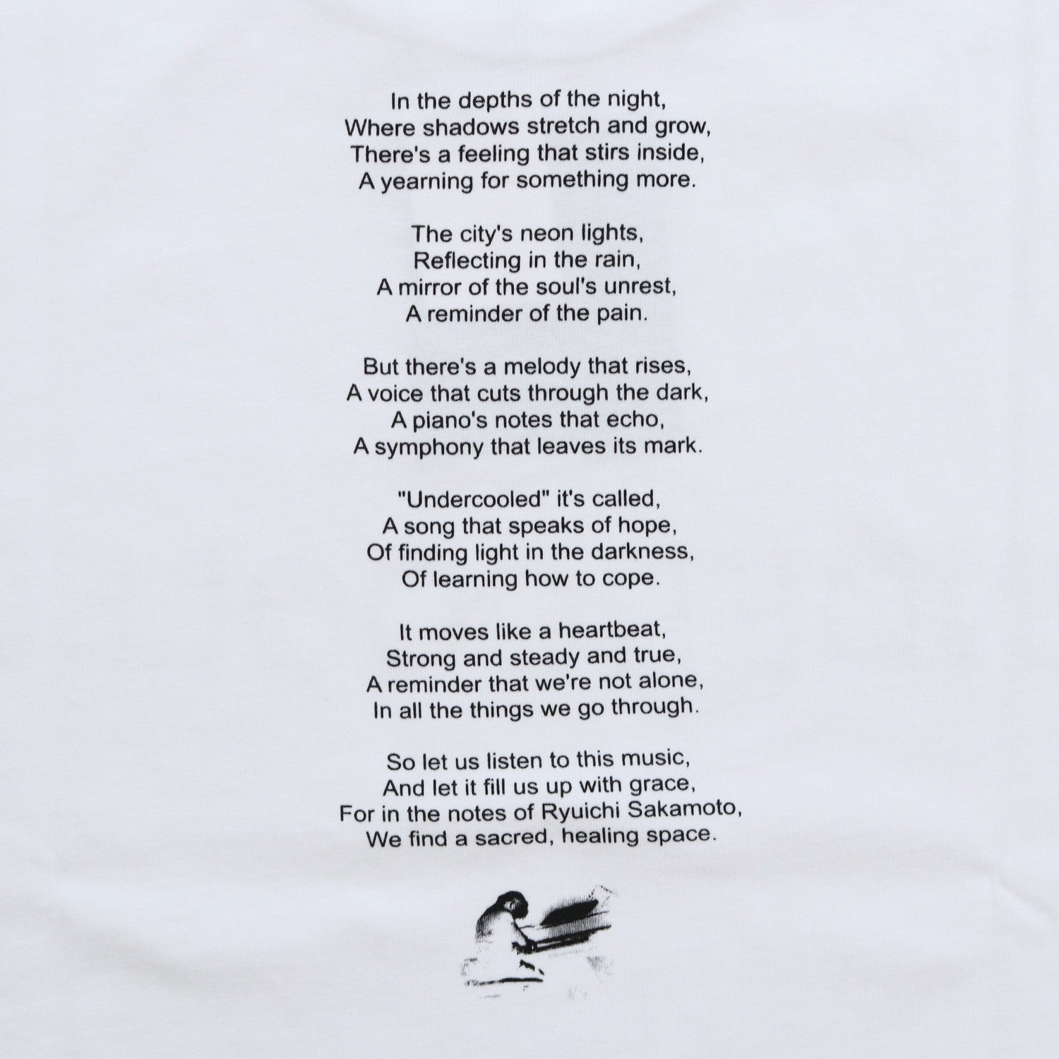 UNDERCOOLED T-SHIRT #White [SHSS24032]