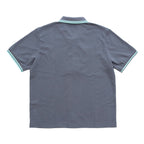 Y NECK POLO SHIRTS #GREY [241-01-0601]