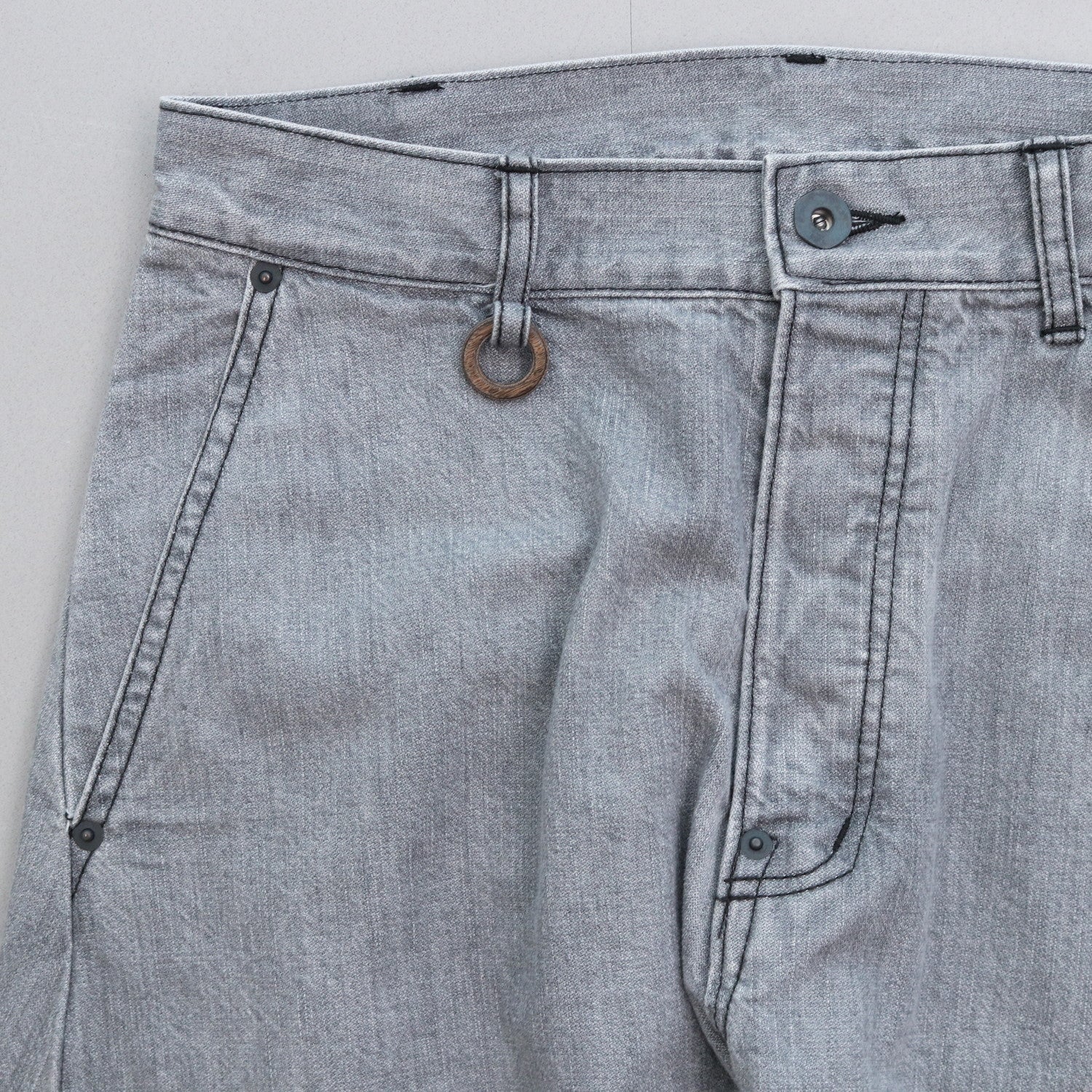 WARPED BOOT CUT DENIM (breaching) #black [S24SS11DNM-WSH]