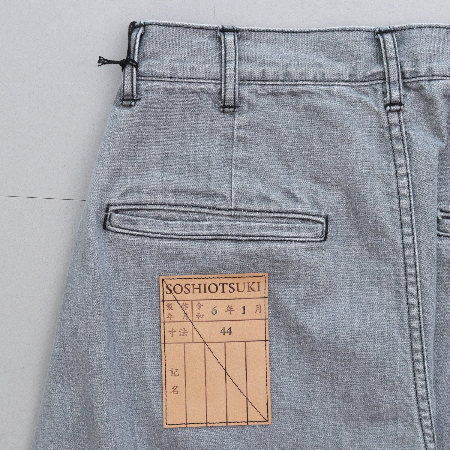 WARPED BOOT CUT DENIM (breaching) #black [S24SS11DNM-WSH]