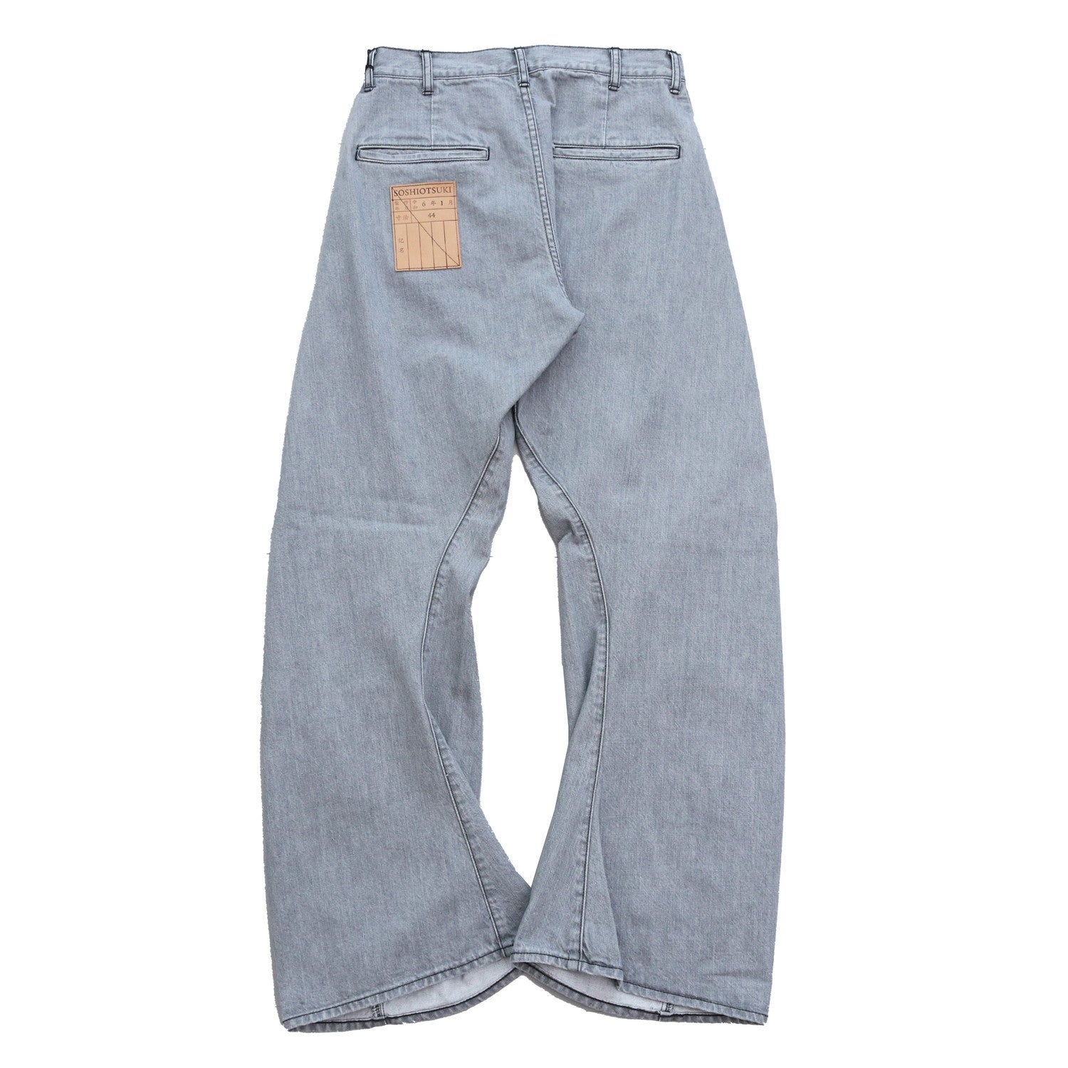 WARPED BOOT CUT DENIM (breaching) #black [S24SS11DNM-WSH]