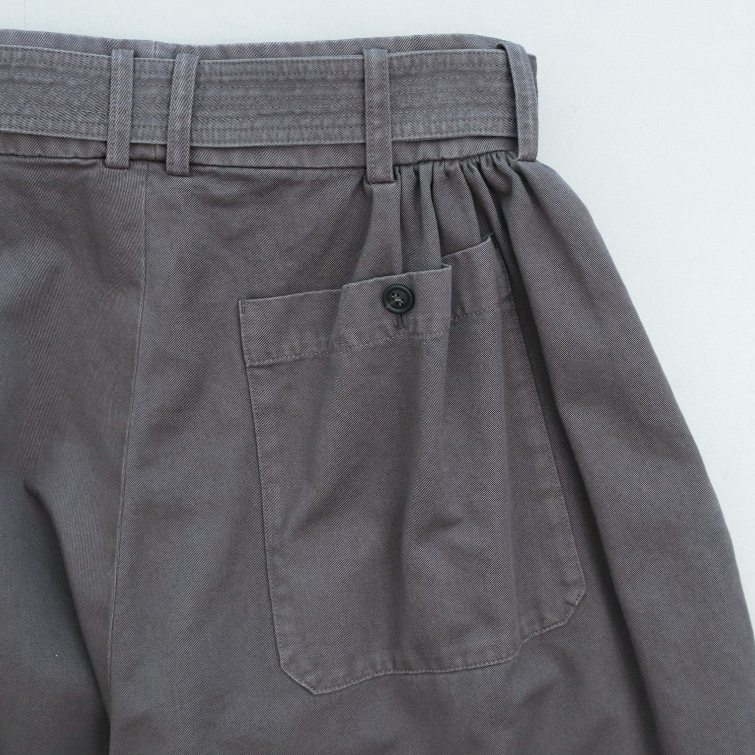 VOLENDAM PANTS (cotton) #chacoal black [S24SS07PT-C]