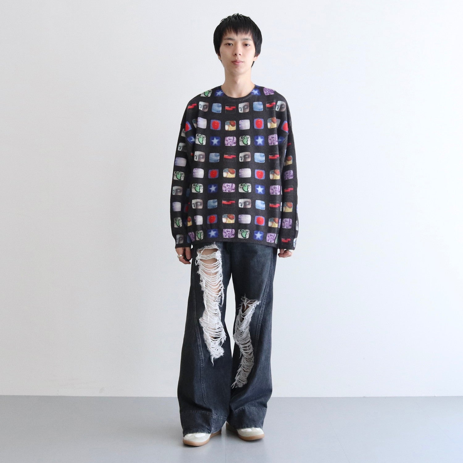 Television pull over knit #MULCH [TTT-2023AW-KT14]