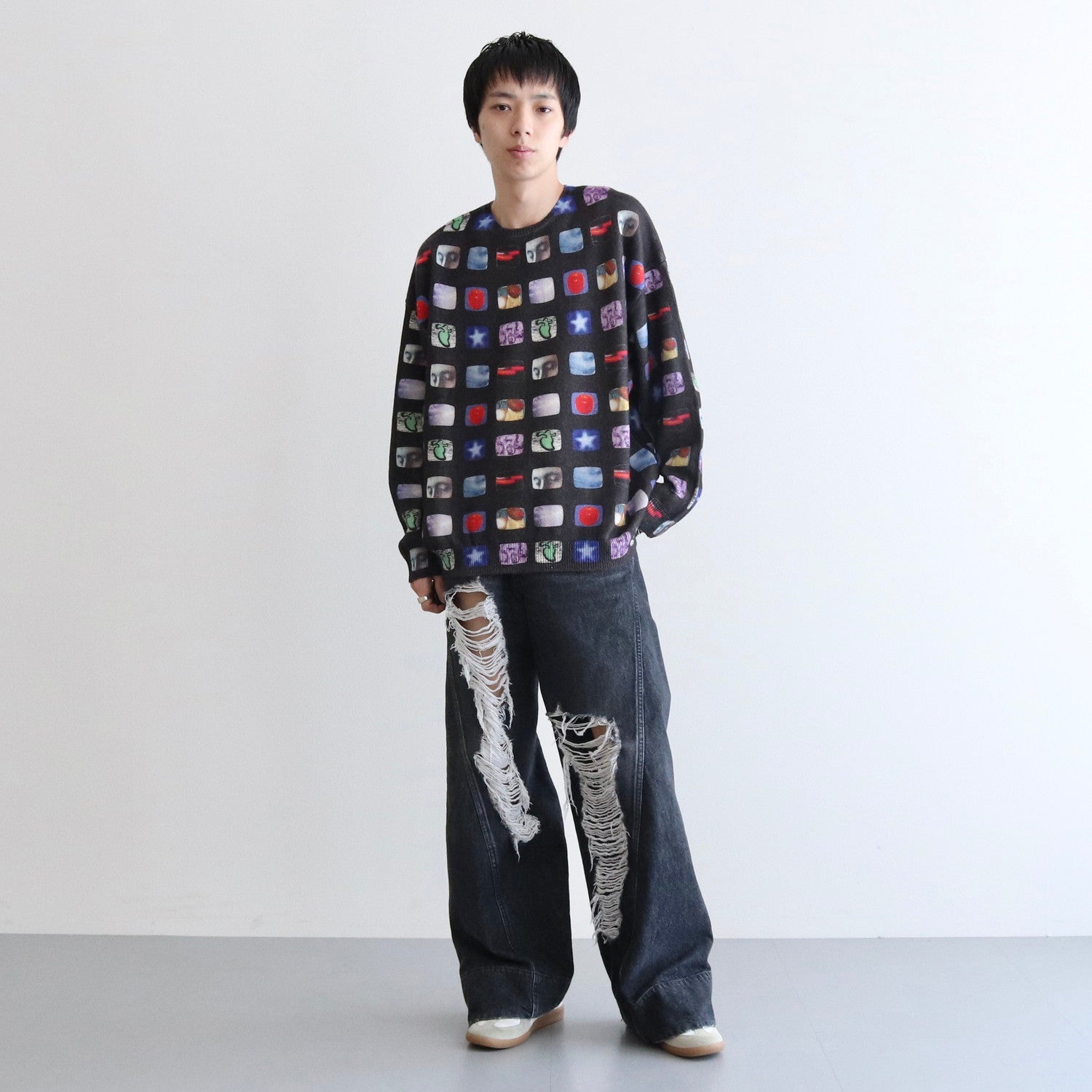 Television pull over knit #MULCH [TTT-2023AW-KT14]