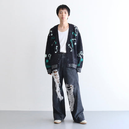 Notes Cardigan #BLACK [13413008]