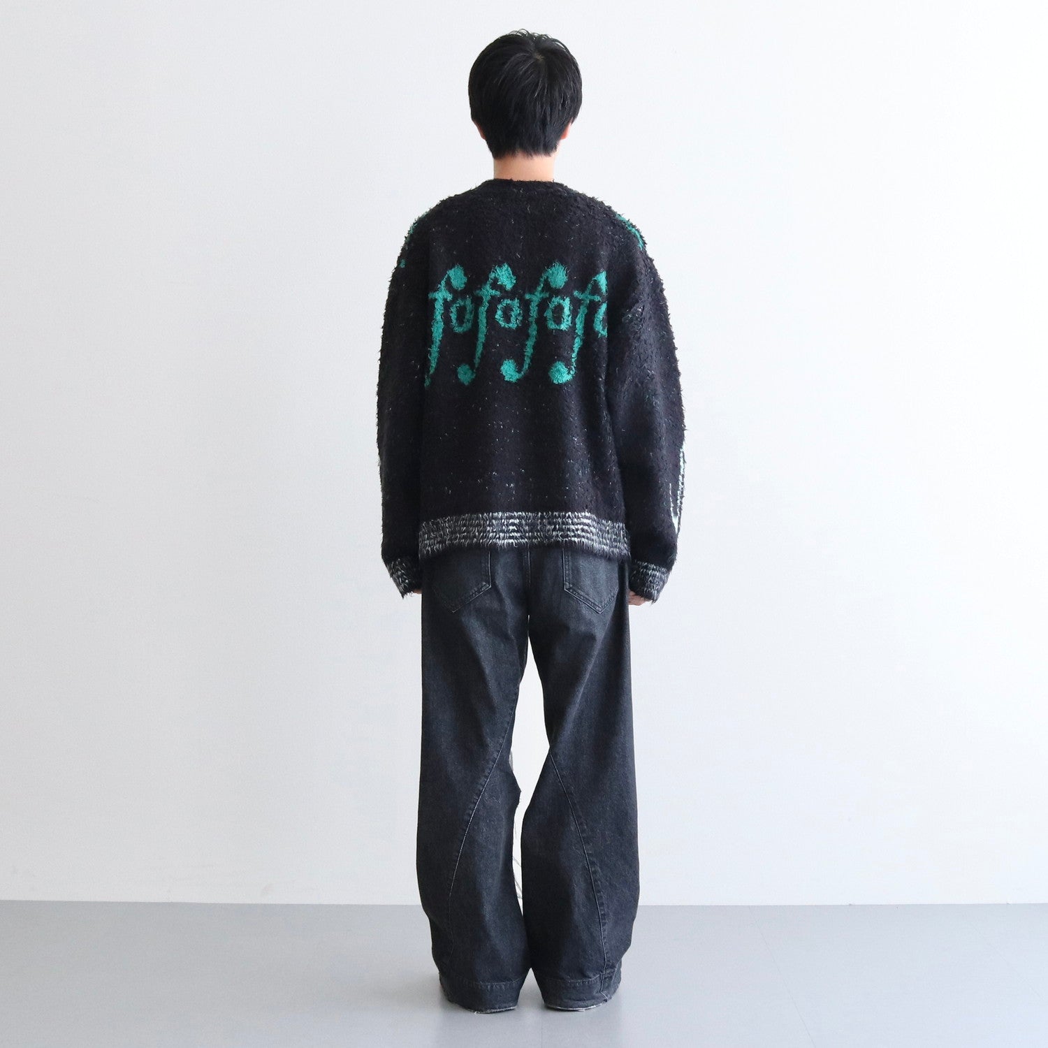 Notes Cardigan #BLACK [13413008]