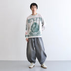 KNICKER BOCKERS DENIM (bio washed) #GREY [S23AW24DNM-WSH]