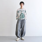 KNICKER BOCKERS DENIM (bio washed) #GREY [S23AW24DNM-WSH]