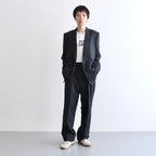 Stripe Trousers #Black [LB233-PT04]