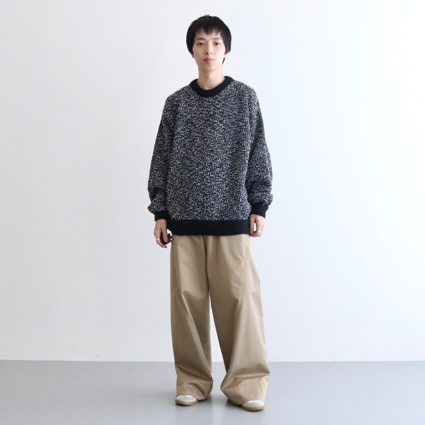 Pixie Knit #Black×White [TI025006]